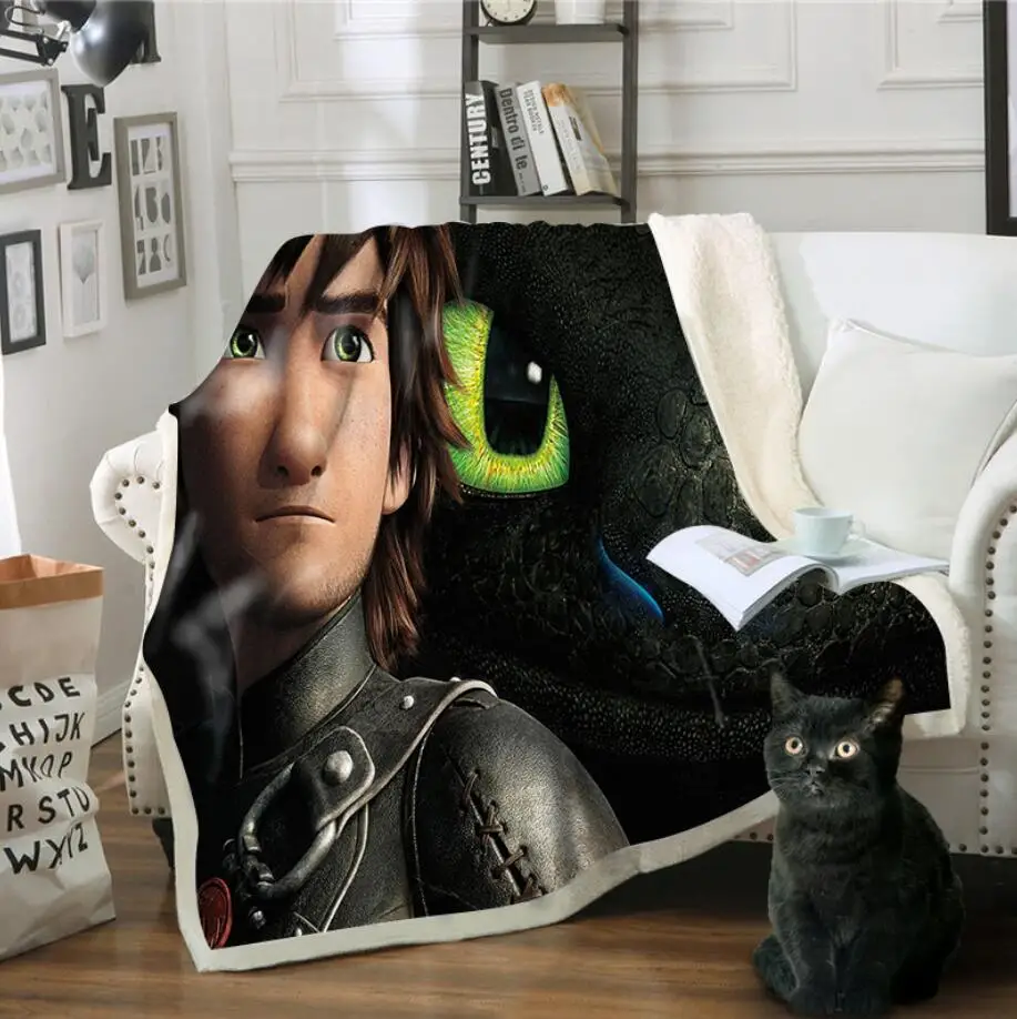 12 Конверт с капюшоном плюшевый плед 3D Аниме фильм печатных шерпа флисовая микрофибра пледы одеяло Прямая - Цвет: 12