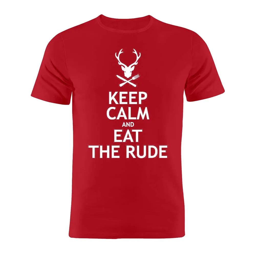 

Men's T Shirt 100% Cotton Hannibal Lecter Eat The Rude Wendigo Minimalist Artwork Gift Tee
