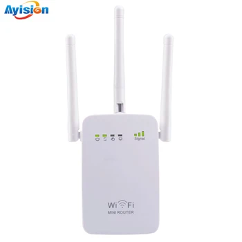 

750mbps Dual Band 2.4g+5.8g Wireless Wifi Repeater With 3 External Antenna, View Wifi Repeater, Ayision/oem Product Details