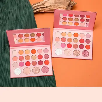 

HUDAMOJI Highlight Eyeshadow Palette 22 Colors Matte Silky Eye Shadow Powder Flash Durable Waterproof Eye Makeup Powder TSLM1