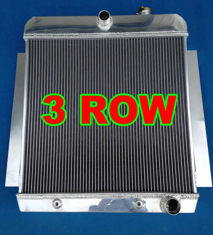4row Full Aluminum Radiator 55-59 For Chevy/gmc 100/150 Truck Pickup L6 ...