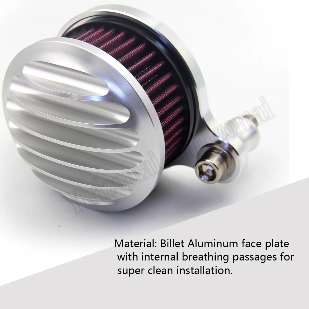 Motorcycle Air Cleaner Intake Filter System Aluminum For Harley-Davidson Sportster 883 1200 1991-2016 Iron 883 2009-2016