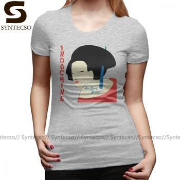 

Indochine T-Shirt Indochine Le Pril Jaune T Shirt XXL Purple Women tshirt 100 Cotton O Neck Summer Short-Sleeve Ladies Tee Shirt