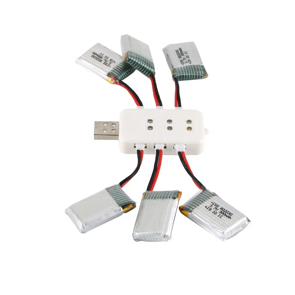 Аккумулятор дрона 3,7 в 300 мАч для UDI U816/U830/F180/E55/FQ777/FQ17W для Hendy 1306 для Di Feida F180 для Feiyutech FY530 - Цвет: Фиолетовый