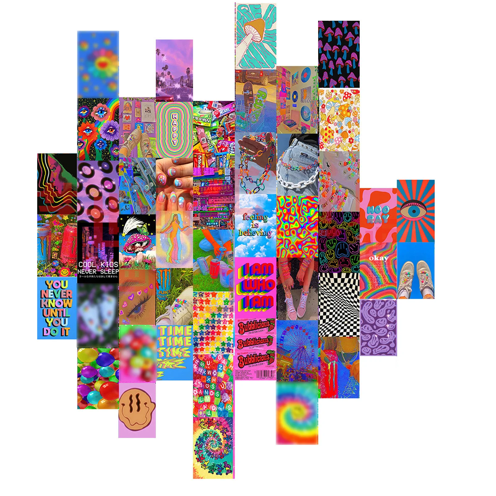 50Pcs Wall Collage Kit Aesthetic Pictures Room Decor Wall Posters