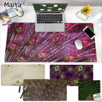 

Maiya Peacock feather DIY Design Pattern Game mousepad Speed/Control Version Large Gaming Mouse Pad