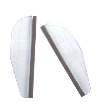 

Car Rearview Mirror Transparent 2 Pieces Double-sided Adhesive Rain Eyebrow Rain Visor Cover PVC Acrylic