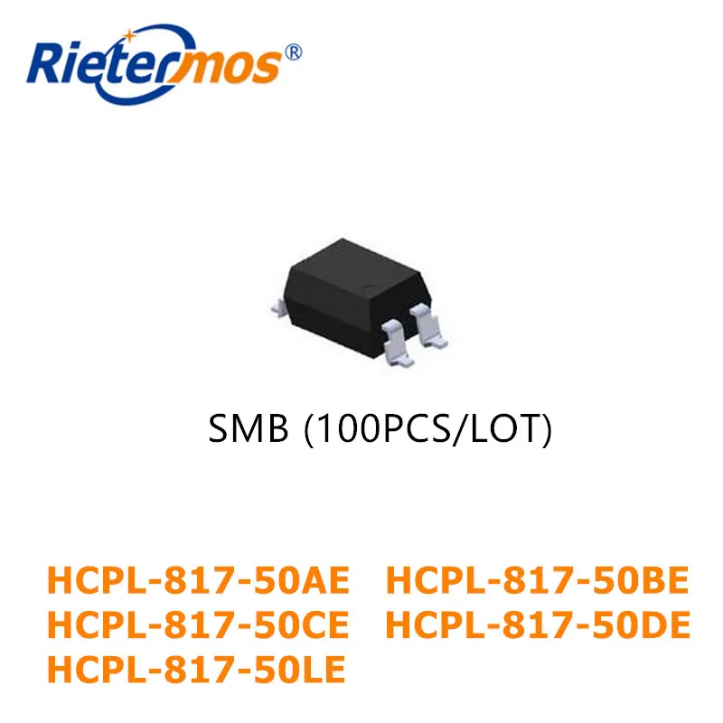 100PCS SMD4 HCPL 817 50AE 50BE 50CE 50DE 50LE SOP4| |