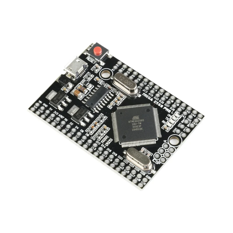 Микро-usb MEGA 2560 PRO встроенный CH340G/ATMEGA2560-16AU чип с штыревыми разъемами совместим с arduino Mega2560 DIY
