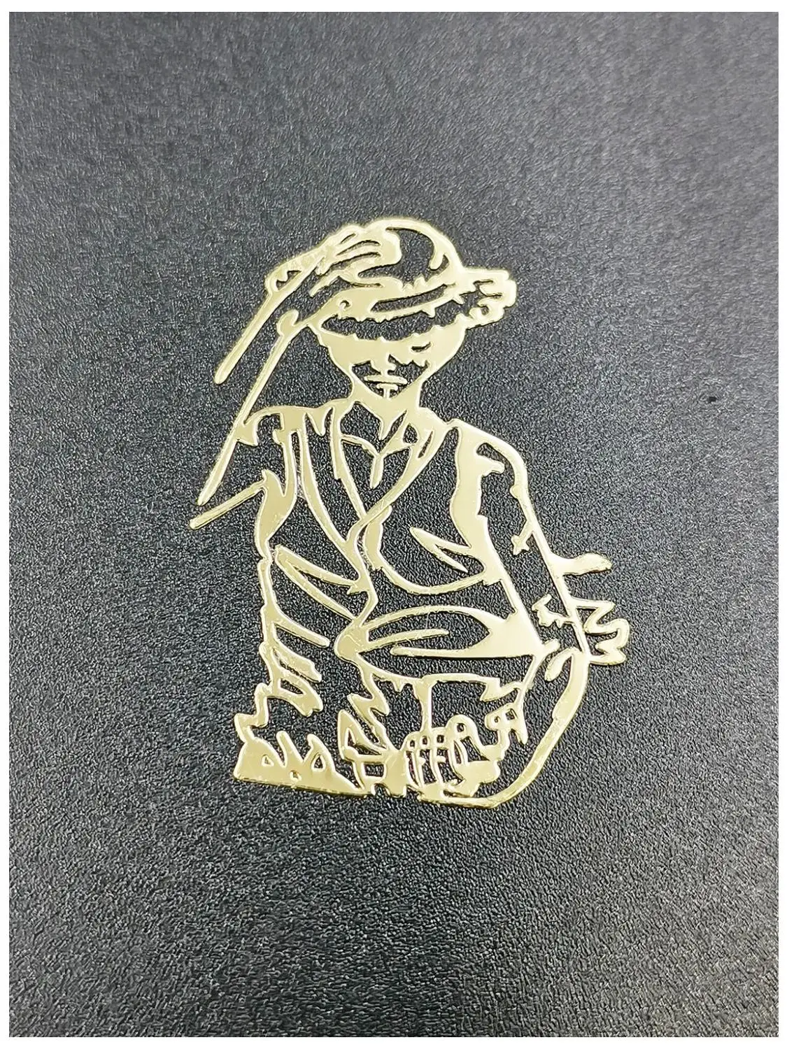 Металлическая самоклеящаяся обезьянка One Peice D 2 шт. Luffy бейдж хромированная