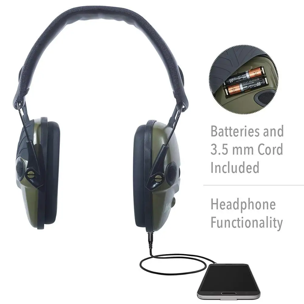 HOT Tactical Electronic Shooting Earmuff Outdoor Sports Anti-noise Headset Impact Sound Amplification Hearing Protective Headset