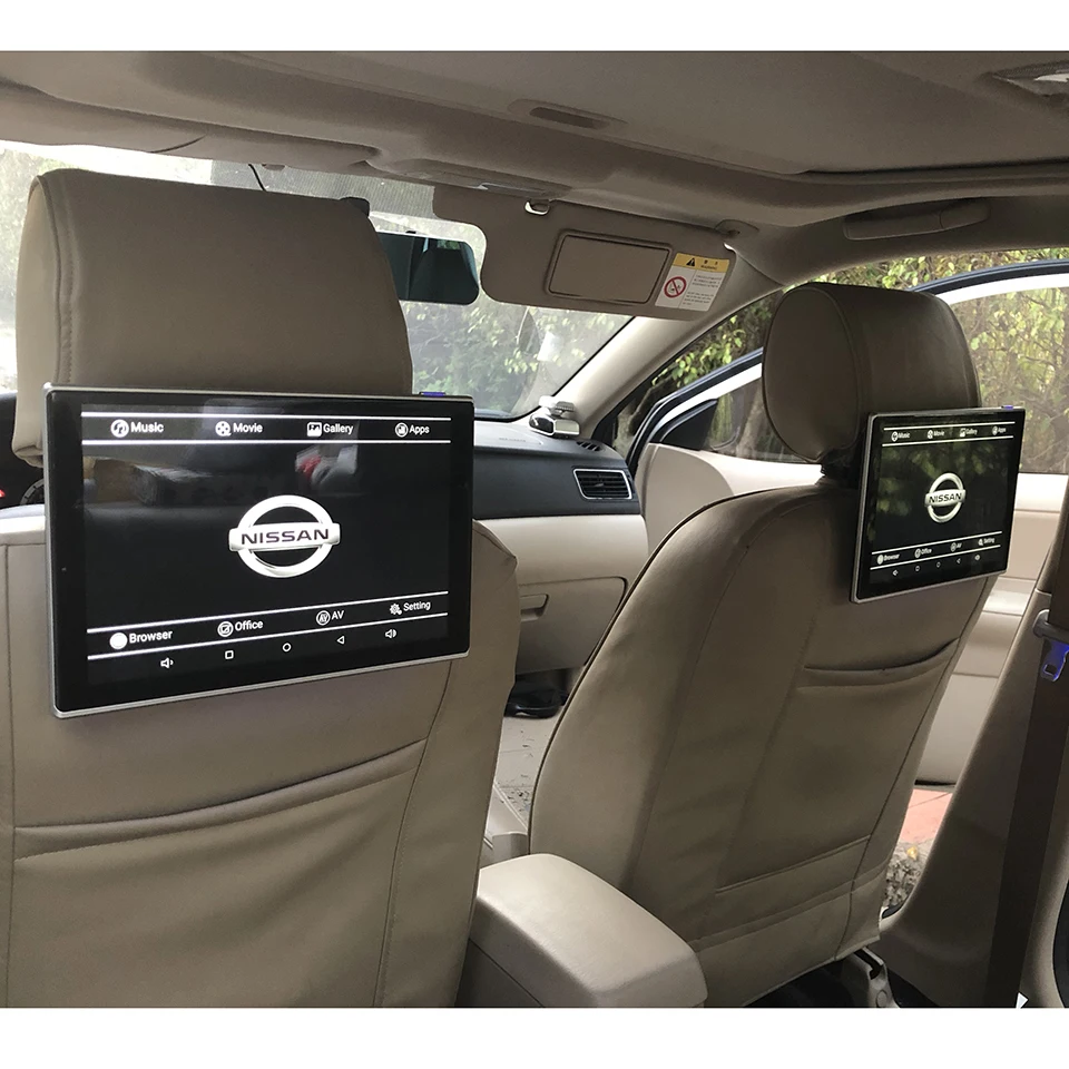 11 8 дюймовый автомобильный телевизор ТВ монитор Bluetooth музыкальный подголовник DVD