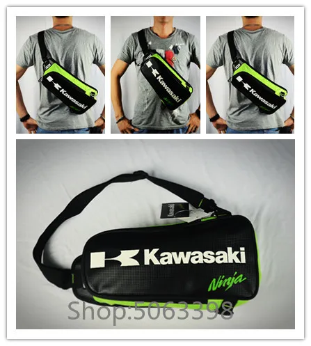 

Motorcycle Chest Bag Motorbike Riding Backpack Motocross Shoulder Bag Outdoor Cycling multi-functional Chest Bag For KAWASAKI J