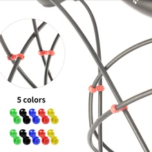 

10pcs Bicycle MTB Brake Cable S Style Clips Buckle Hose Guide Bike Cross Line Clip