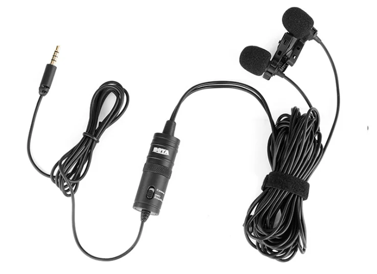 BOYA M1DM Микрофон проводной для камеры смартфон конденсаторный микрофон Запись голоса студия для iPhone для Canon MIC 3,5 мм