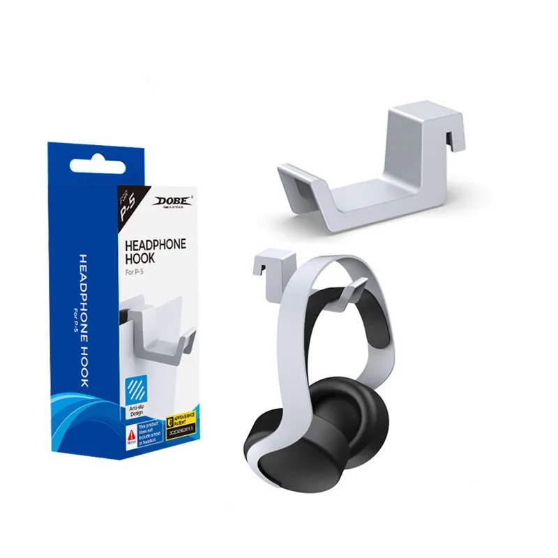 Headphone Wall Mount Holder Bracket Hanger Storage Stand For PS5 Host Headset Support For Playstation Console Game Accessories - ANKUX Tech Co., Ltd
