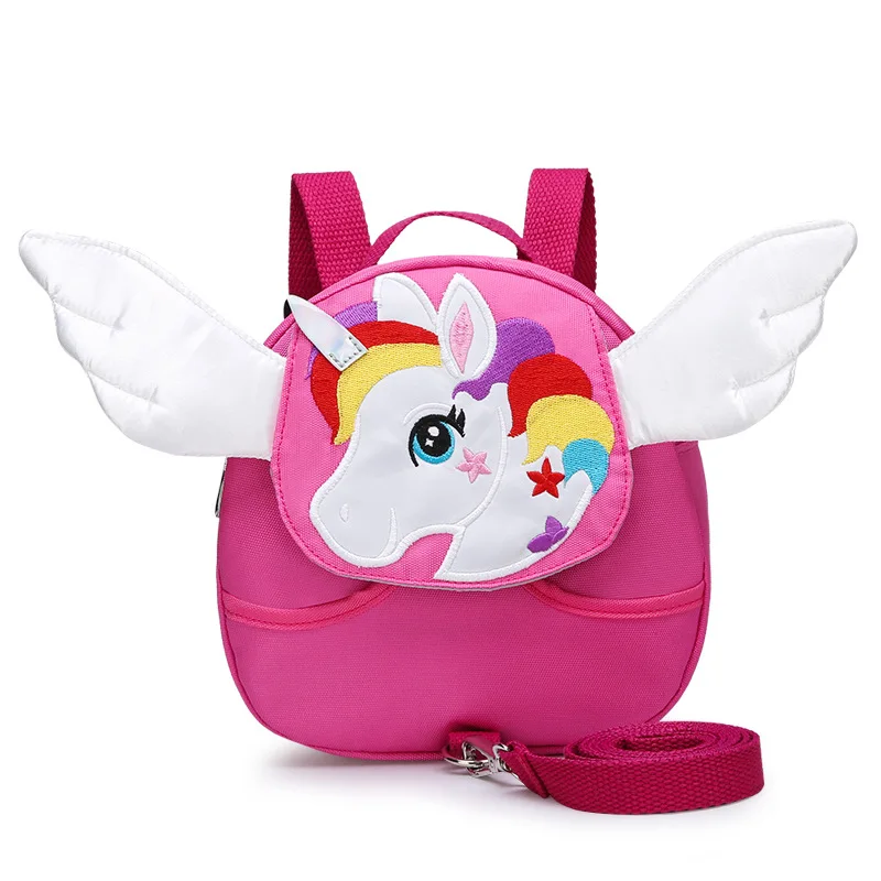 

Cute Cartoon Baby Harness Backpack Early Childhood School Bag Anti-Lost Kids Adjustable Baby Walking Wings Gifts for Children