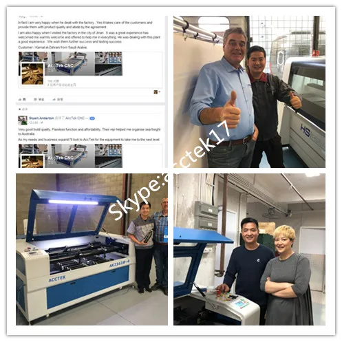 Цзинань ACCTEK металла и неметалла Cnc лазерной резки для 2 мм нержавеющей стали AKJ1530H