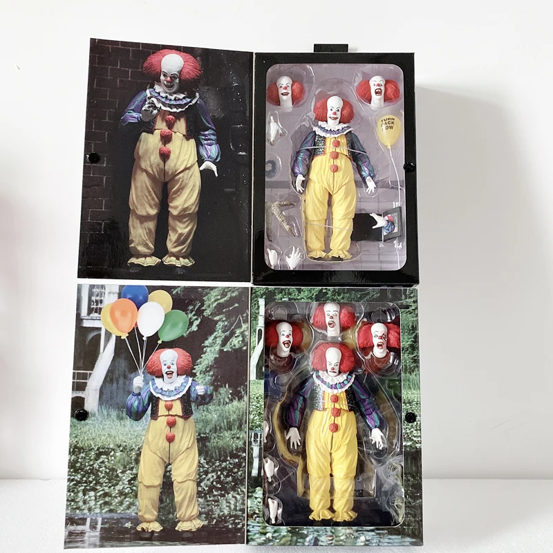 NECA The Movie IT Pennywise Joker 1990 фигурка Коллекционная модель игрушки