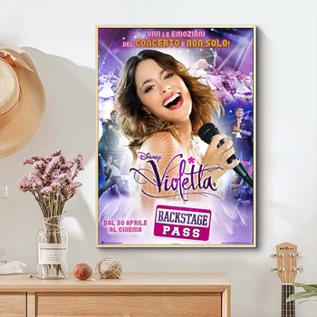 

Canvas Poster Silk Fabric Poster, violetta Listen To Music Poster Top Living Room Poster#200615