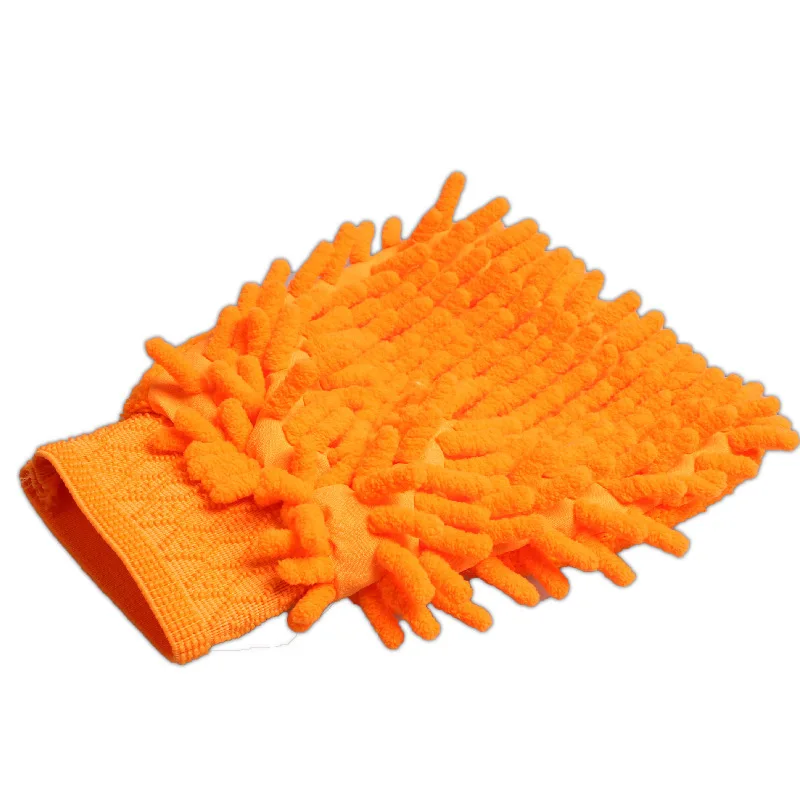 Односторонние синели перчатки для чистки автомобилей моющие инструменты