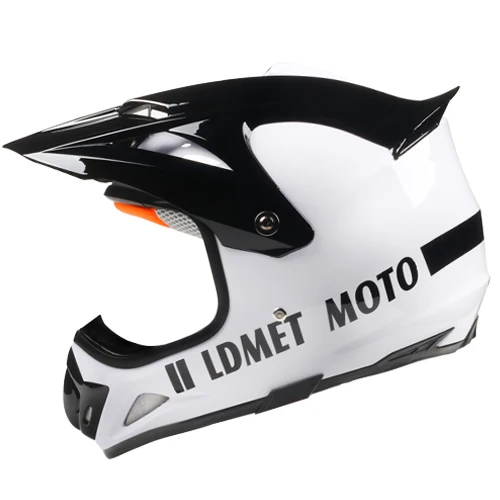 6 Мотоциклетный шлем для мотокросса, мотоциклетный шлем Casco de Moto, внедорожный шлем для спуска на гору, шлем в горошек, одобренный гоночный квадроцикл - Цвет: 6