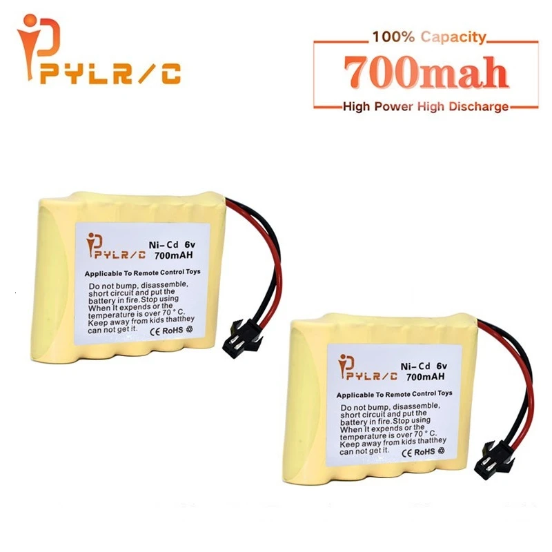 

6v 700mah Rechargeable Battery For Rc toys Cars Tanks Robots Gun AA NI-CD Battery 6v Battery Pack For Rc Boats With SM Plug