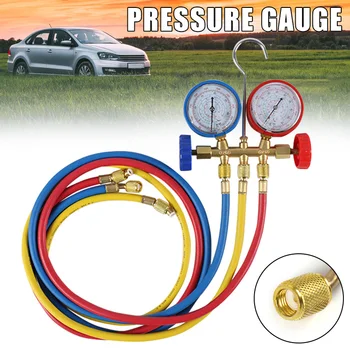 

Coolant Pressures Gauge Household Car Air Conditioning Refrigerants Manifold Gauges CLH@8