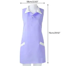 1 шт. модные комбинезоны для стрижки волос накидка Парикмахерская косметолога Нейл терапевт спа салон красоты без рукавов накидка R3MF