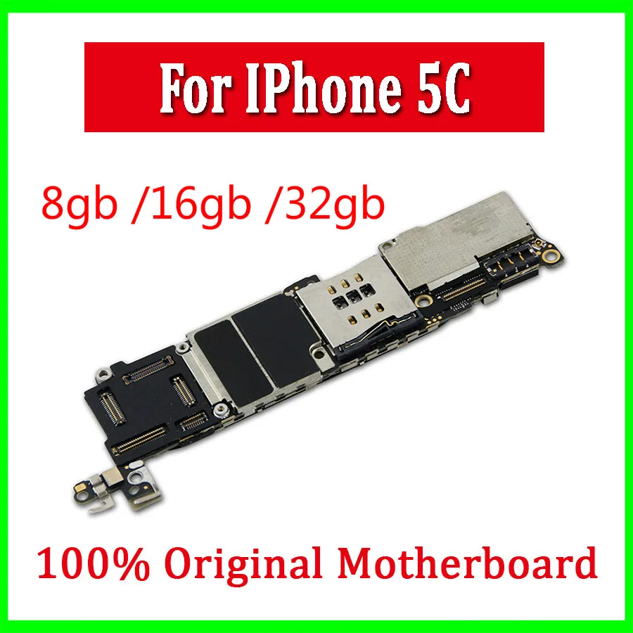 Фабрика разблокирована для iphone 5C материнская плата 8 ГБ 16 32 с IOS системная