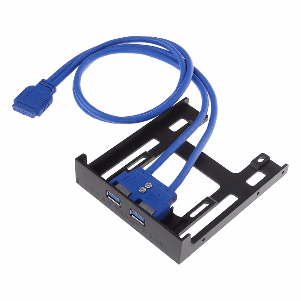 3," 20 Pin ячейка для дискет Передняя панель 2 порта USB 3,0 разъем расширения адаптер Au06 19 Прямая поставка