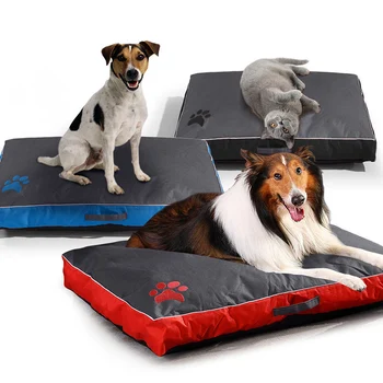 

Dog Bed Cushion For Large Dog Oxford Cloth Puppy Breathable Waterproof Dog House Pad Pet Nest Sofa Blanket Mat For Animals