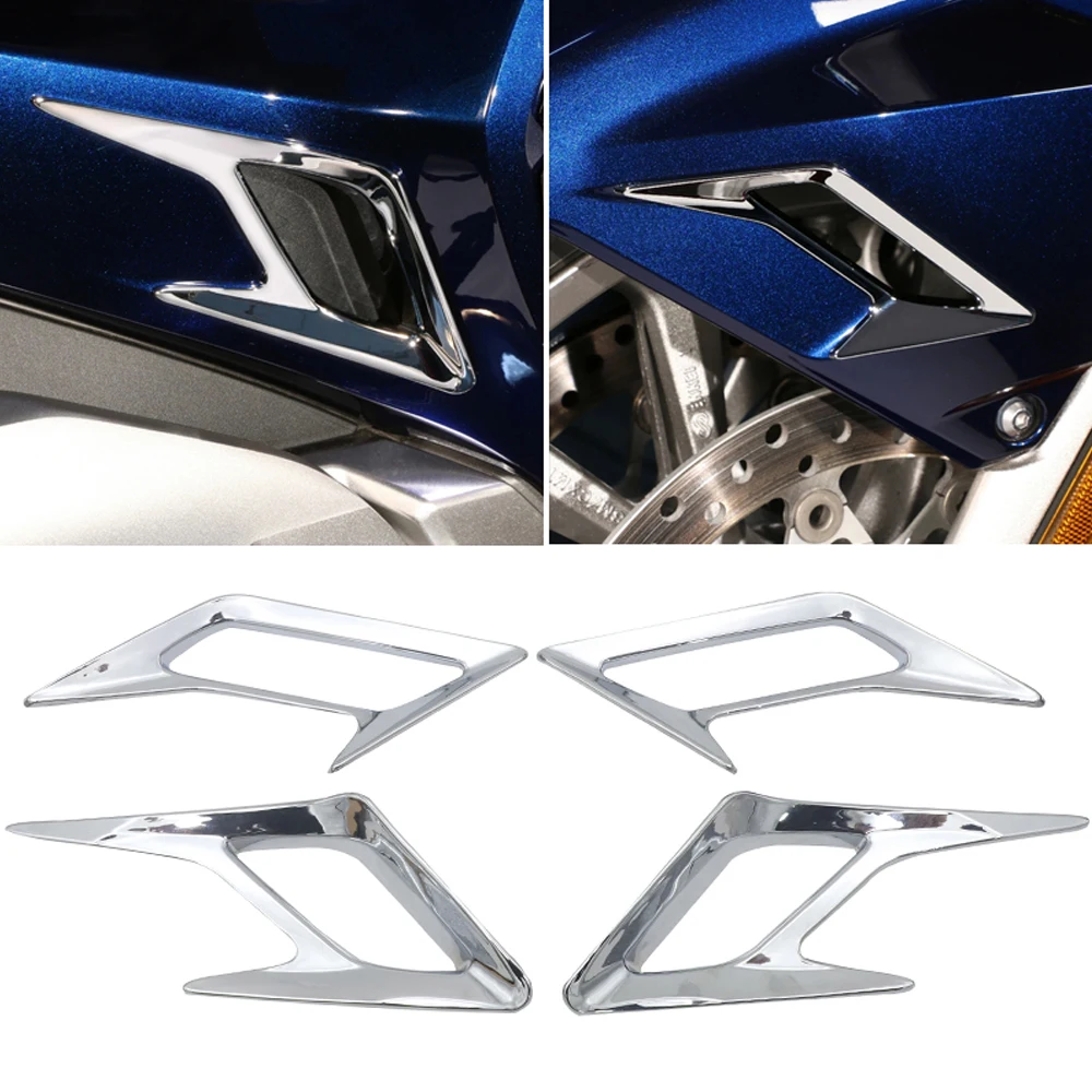 Front Fender Vent Trim Kit in+Side Panel Vent Trim Kit in One set For