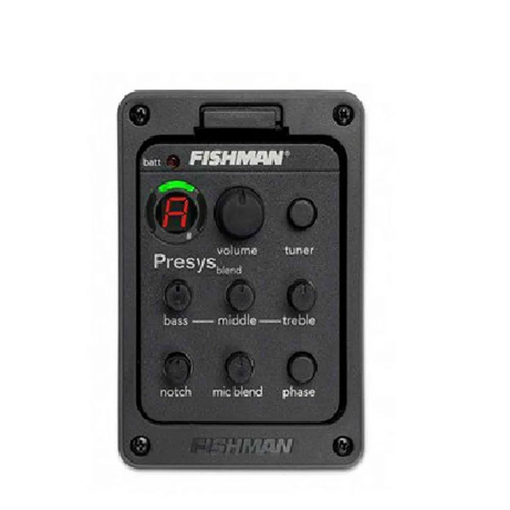 FISHMAN Presys 301 Mic Blend Двойная модель гитарного предварительного усилителя EQ тюнер