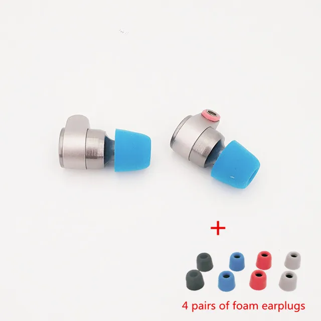 T2 and earplugs(4P) TINHIFI T2 2DD двойной динамический привод в ухо наушники HiFi бас DJ металлические гарнитуры 3,5 мм MMCX кабель TINHIFI T3 T2 PRO P1 T4 - Цвет: T2 and earplugs(4P)