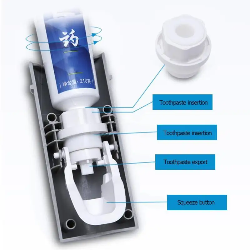 2 в 1 УФ держатель зубной щетки автоматический диспенсер для зубной пасты для ванной Аксессуары переключатель на автоматический дезинфекционный состояние
