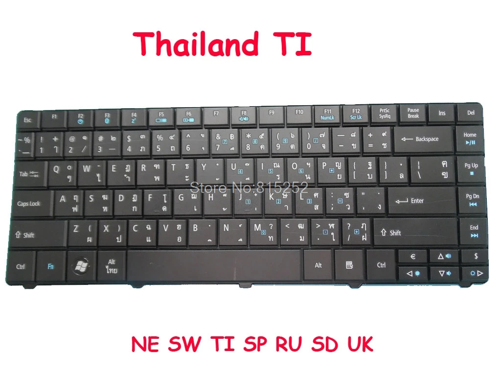 Клавиатура с английской раскладкой для Acer|keyboard for acer|laptop keyboardlaptop keyboard acer |