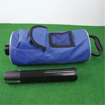 

Golf Ball Pick Up Shag Bag Holder with Plastic Tube Retriever Picker Grabber M21 20 Dropship
