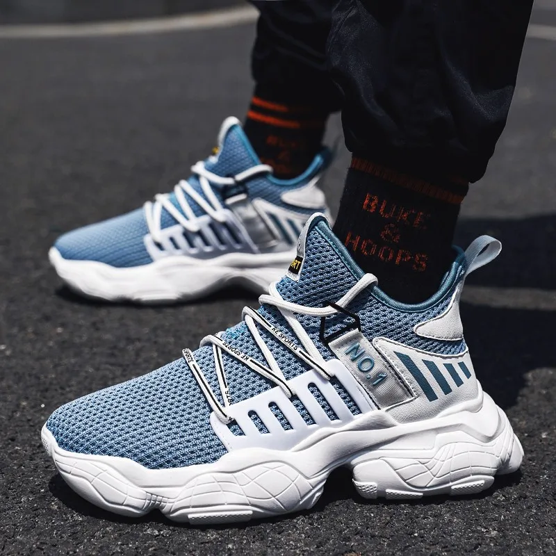 

2019 New Style Autumn MEN'S SHOES Korean-style Casual Breathable Thick Bottomed Extra High INS Dad Shoes Versatile Athletic Shoe