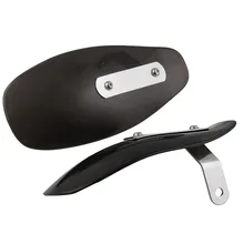 Черная мотоциклетная ручная защита от ветра дефлектор для велосипеда/Чопперы/дробилки