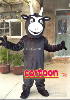 

Classic Version Black goat Mascot Costume Adult Halloween Birthday party cartoon Apparel Cosplay Costumes