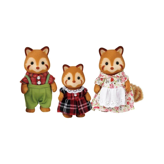 Sylvanian Families Red Panda Family Set 3 Figures Role-playing Games, Game  Figures, Children\'s Sets, Toys