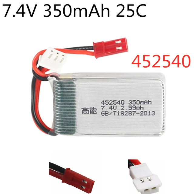 Batterie Lipo avec chargeur pour voiture télécommandée, pièces de rechange,  prise JST, batterie 7.4V, 400mAh, 2S, 1/28 V, P929, P939, K969, K979, K989,  7.4 RC - AliExpress