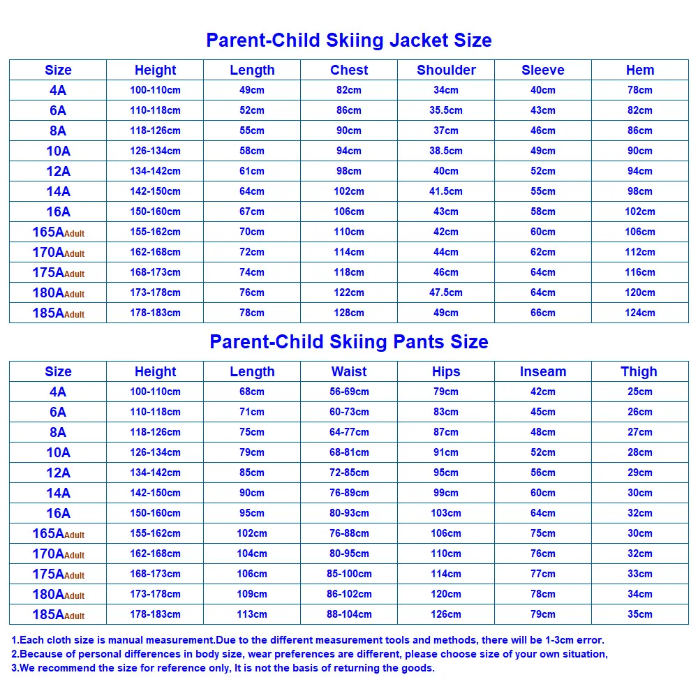 Children Skiing Jacket Snowboard Suits winter jacket ski jacket kids snow suit