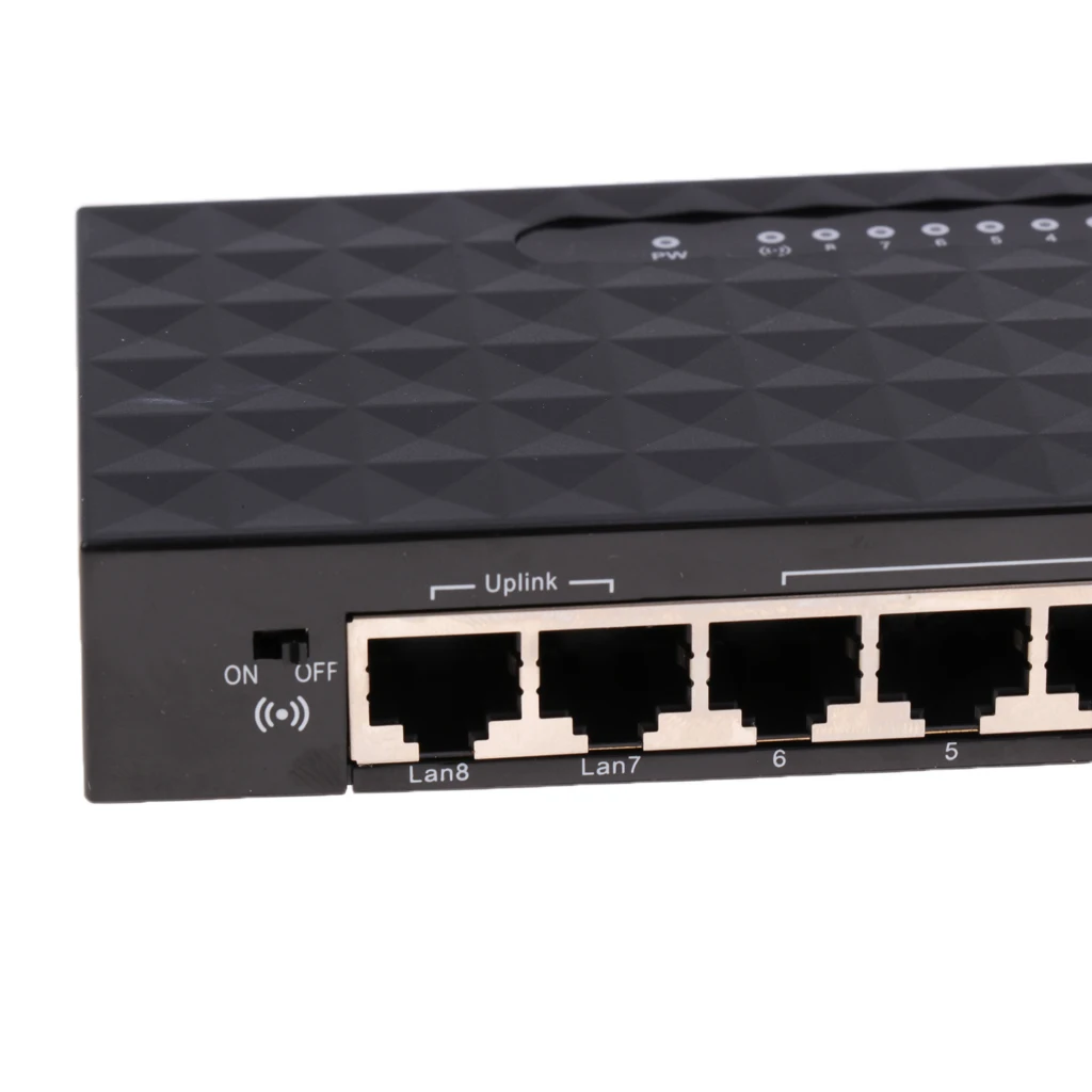 6Port SPoE Fast Switch with 2 Ethernet Uplink IEEE802.3/802.3u 10/100Mbps