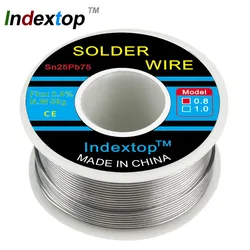 Rouleau de fil à souder 0.8mm 1.0mm 20g 50g 100g, pour fer à souder, noyau de colophane, FLUX non propre 2.0% 