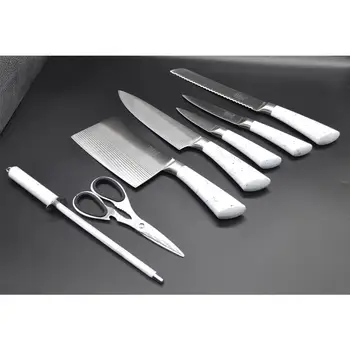 

8 sets of steel knives for kitchen chef tableware for kitchen