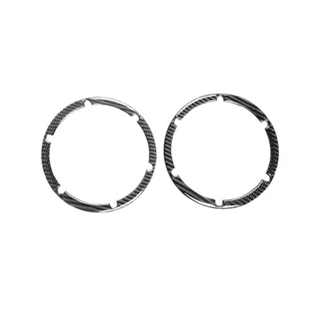 

Carbon Fiber Decoration Trim Audio Speaker Ring Cover Perfect Fashion Great