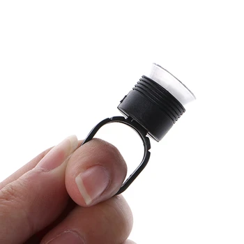 

100Pcs Disposable Ink Cup Finger Rings Holders with Sponge For Permanent Tattoo Q1QD