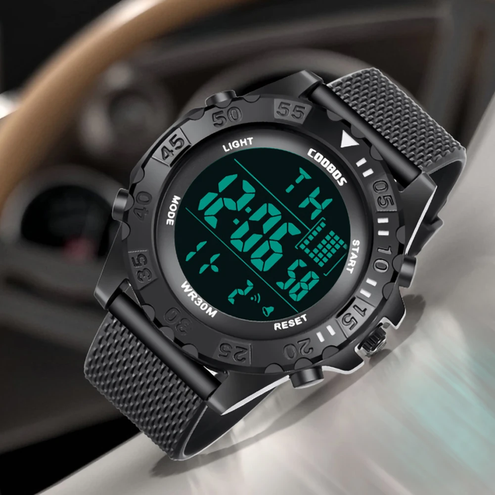 

High Quality Student Sports Calendar Electronic Watch Waterproof LED Luminous Week Men's Watch Boy Gift Clock